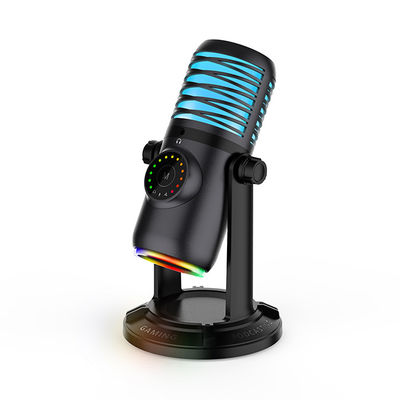 Микрофон игры конденсатора USB RGB для компьютера телефона ноутбука ПК