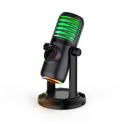 Микрофон игры конденсатора USB RGB для компьютера телефона ноутбука ПК