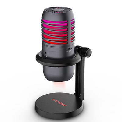 Микрофон компьютера студии ODM/OEM, микрофон USB RGB для течь и петь