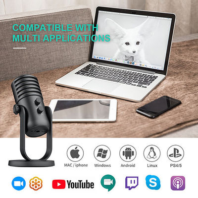 микрофоны конденсатора 24Bit USB 48Khz с диафрагмой 14mm