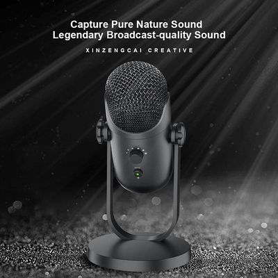 Профессиональная мини картина приемистости микрофона конденсатора 16bit USB 24bit Supercardioid